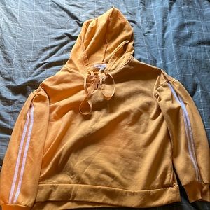 Eye Candy yellow hoodie, size 1X